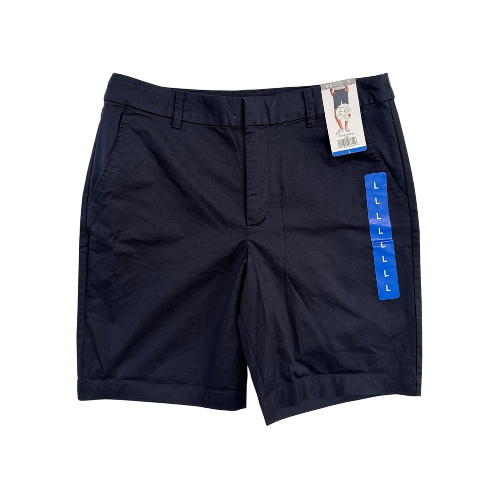 Matty M Navy Bermuda Shorts